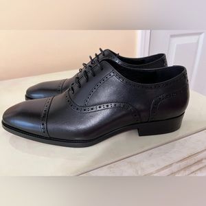Alipasinm Men's Dress Shoes Size 8.5 Black Oxford Formal Modern Leather Shoes